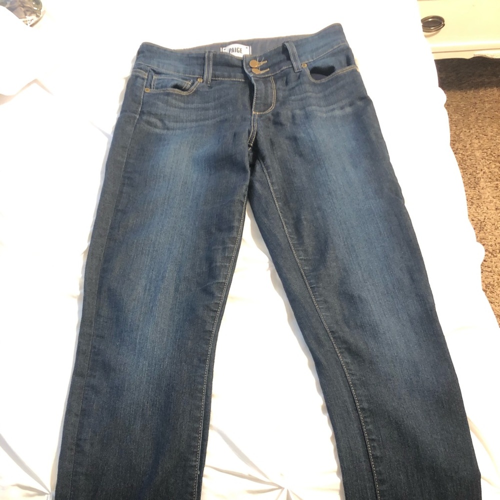 Paige Hidden Hills straight leg stretch jeans